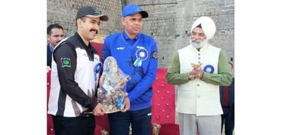 governor acharya dev vrat inaugurated cricket match