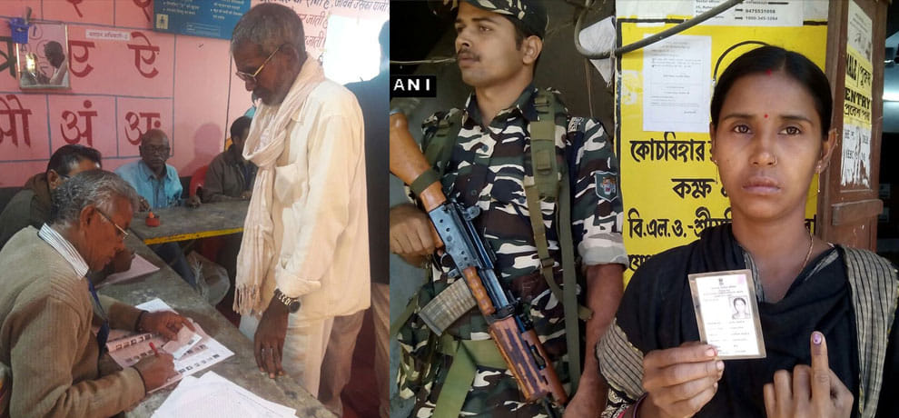 Voting underway for bypolls in eight assembly and 4 Lok Sabha constituencies