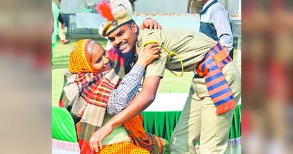 Rajasthan police jawans took oath at the ceremony in ITBP