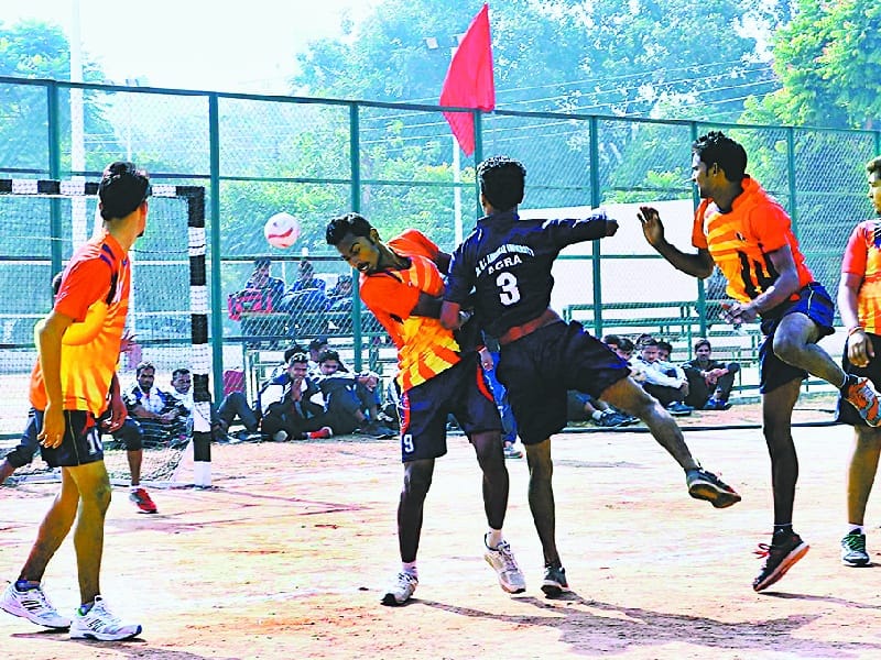 Inter-University Handball Championship, Punjabi University, Patiala, in comparison, Patiala