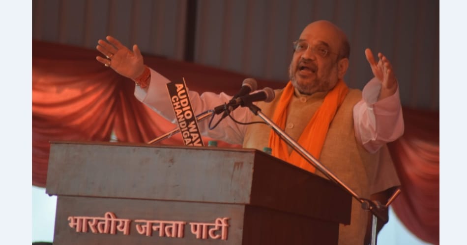 BJP president Amit Shah on notebandi, in a chandigarh rally
