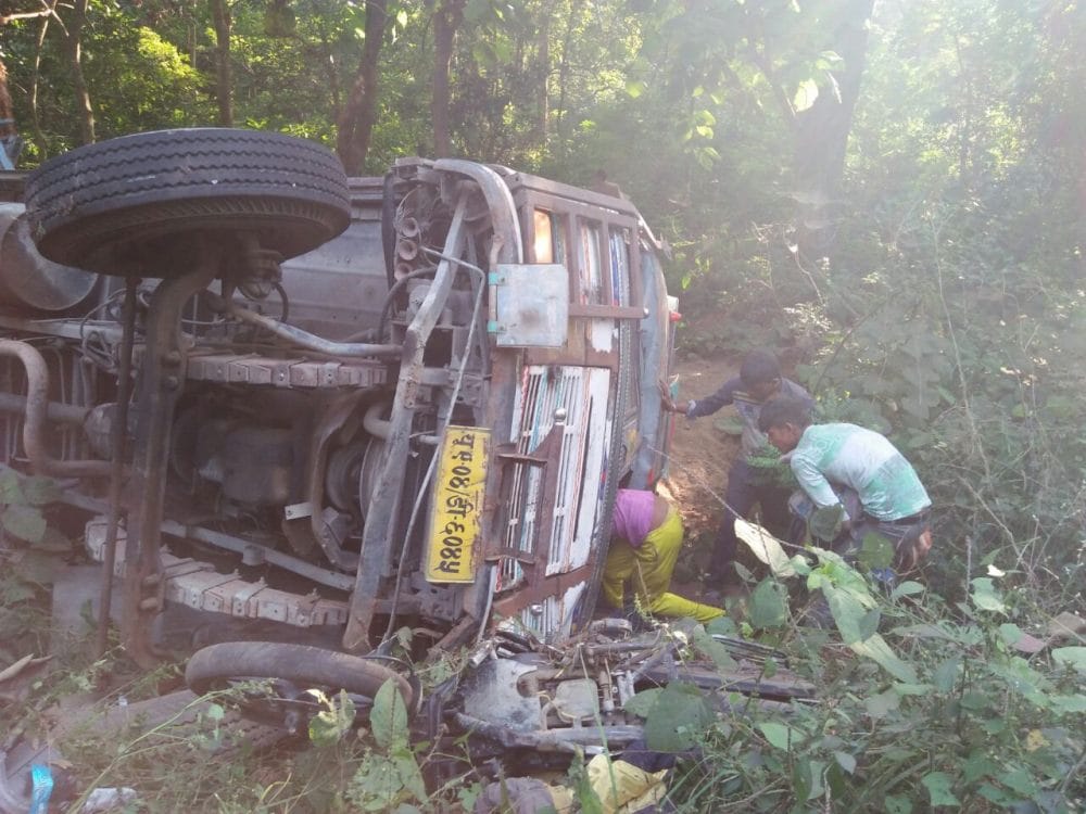 Postman injured in road accident