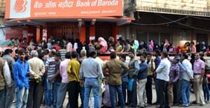 Relief, reduced queues in banks