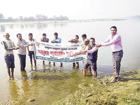 oath to make yamuna pollution free