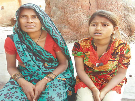occupation on the ground, the mother-daughter-son beaten