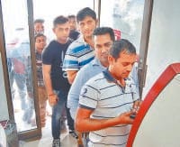 currency, crisis, people reached atm, kaithal