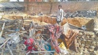 fatehabad, fire in hut, faimly member safe, fire,  fatehabad,  harayana