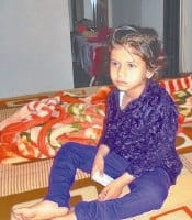 fatehabad, polio suspect, girl, sampale,  fatehabad,  harayana
