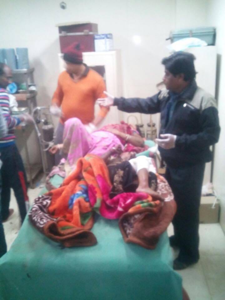 patna indore express crashed hospital bad full at kanpur