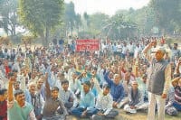 panipat, labour, dmonitisation, stike, 