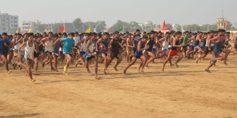army selection rally finish in mathura