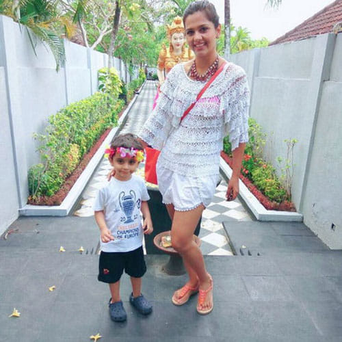 daljeet kaur celebrate her birthday in bali