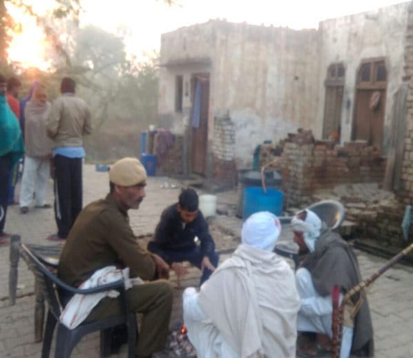 huge firing on sonipat family due to love marriage, three people killed on the spot