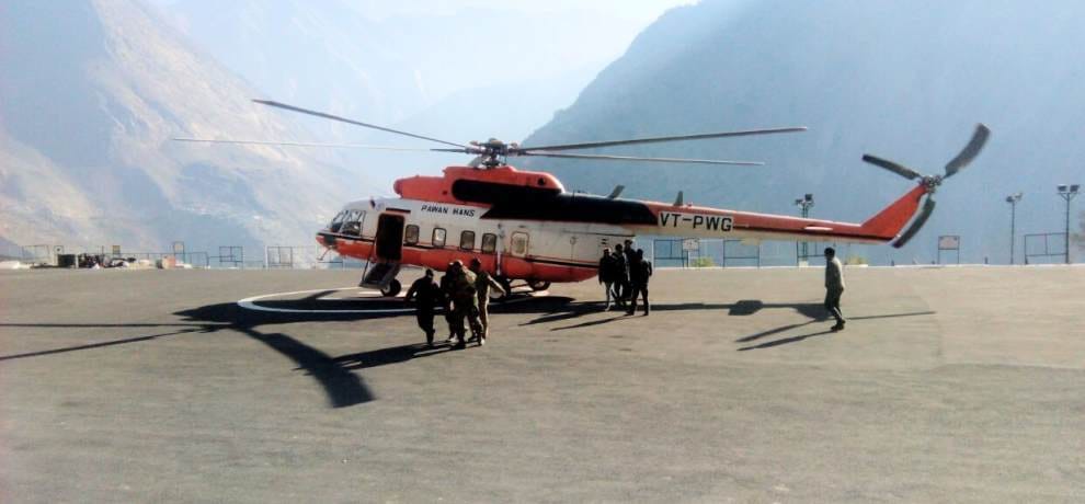 cm virbhadra singh helicopter used to carry cash to banks in remote areas of himachal pooh kinnaur