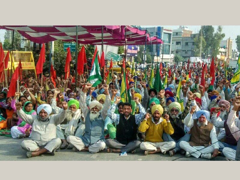 Farmers, workers, finance minister Kothi, picketing, protesting, Sangrur