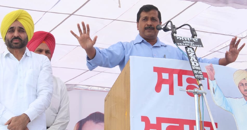 arvind kejriwal rally in bathinda of punjab, no statement on syl canal verdict
