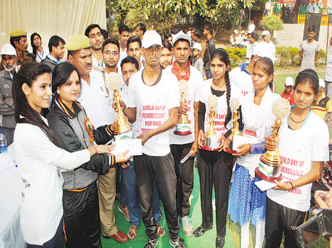 Akhilesh and peace marathon topper
