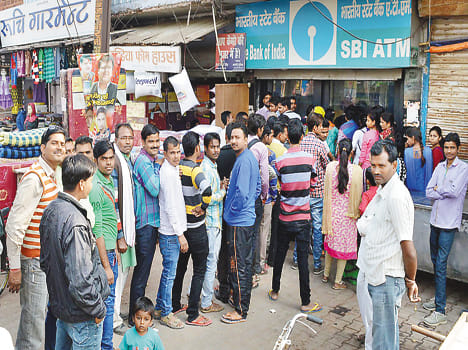 ATMs at banks grew at reduced congestion