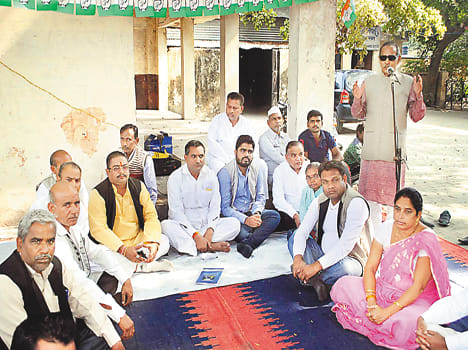  congress protest against note bandi