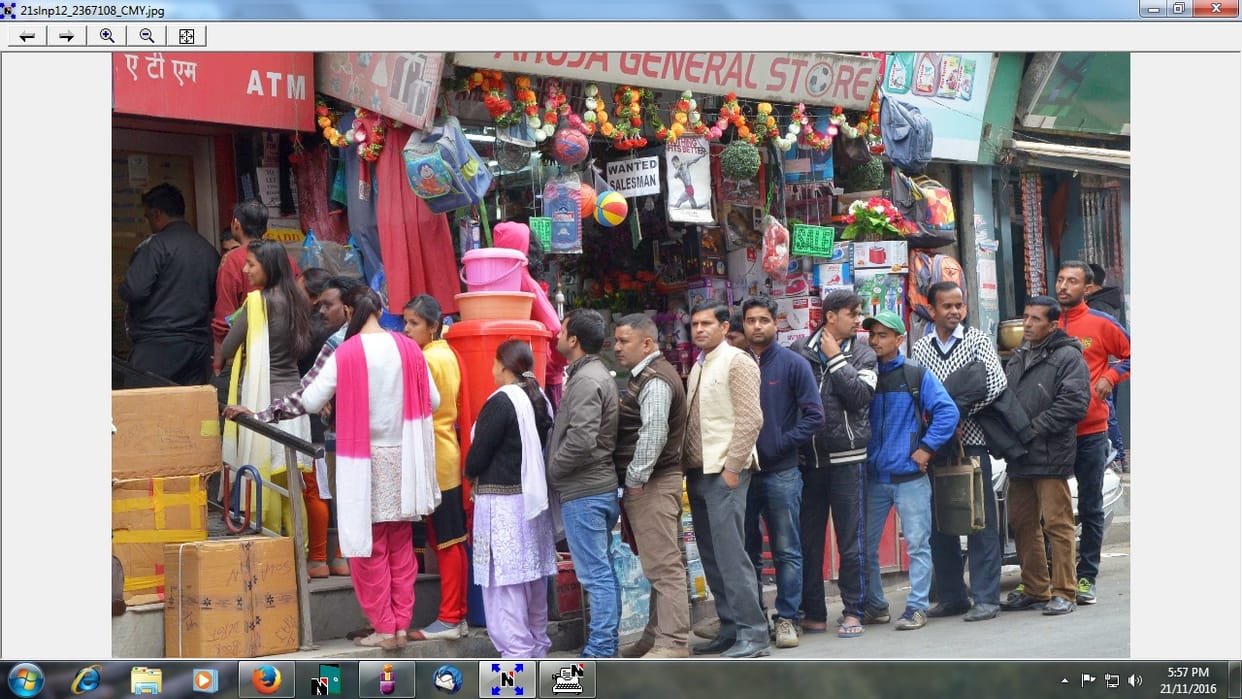 The currency matter not solved on solan city