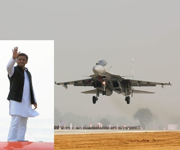  agra lucknow express way inaugration.