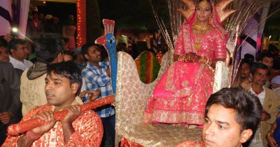 international wrestler geeta phogat marriage with pawan kumar, actor aamir khan joined function