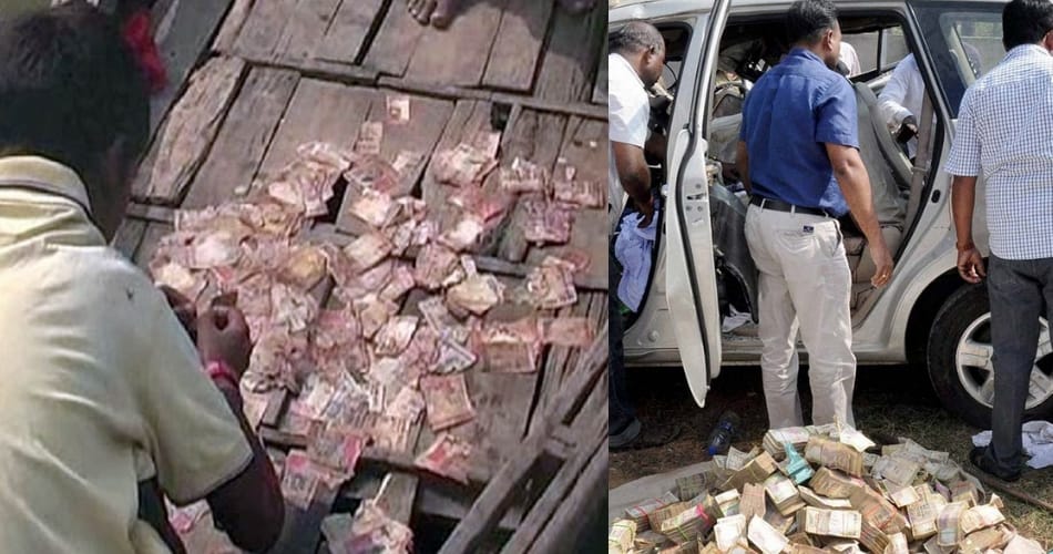 indian old currency floated in ganga and caught in cars, truth behind this exposed in the blog