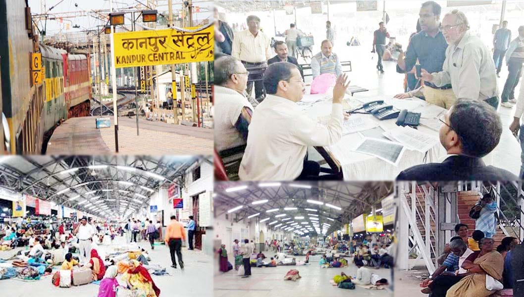 train route diverted passengers are suffering problems