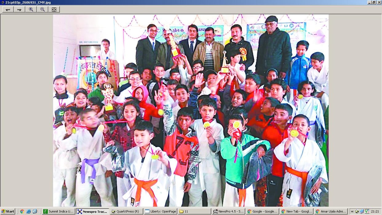 Lohaghat team declared champion in karate competition