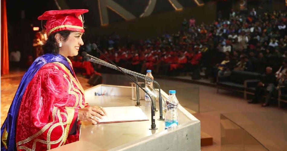 mauritius president Ameenah Gurib in lovely professional university in jalandhar of punjab