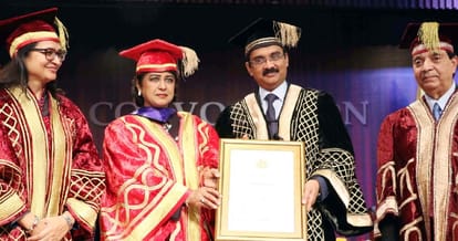 mauritius president Ameenah Gurib in lovely professional university in jalandhar of punjab