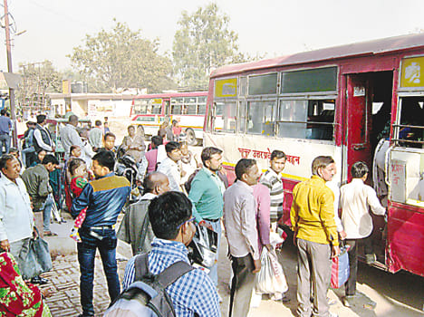 Train accident grew crowded buses