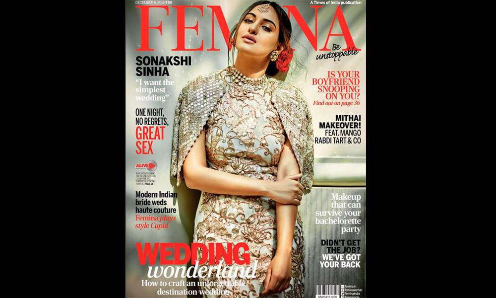 sonakshi sinha new femina shoot