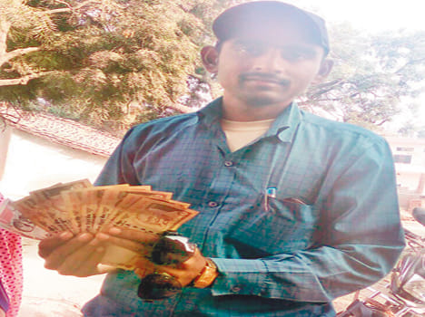The old notes to the account holder