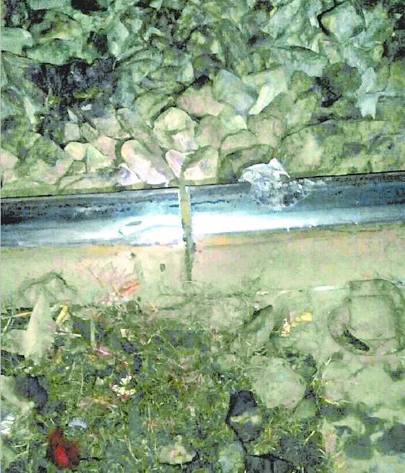 Patna-Indore Express again went through the broken railing