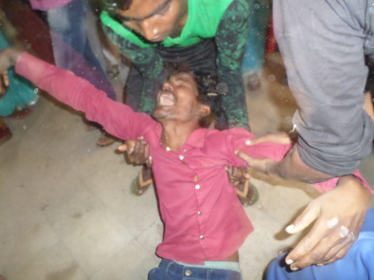 Clay crushed to death two children, three injured