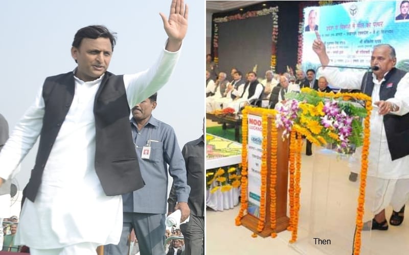 mulayam singh speech while laying foundation agra lucknow express way