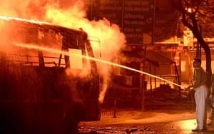 Arson of fleeing miscreants and Bmbaji