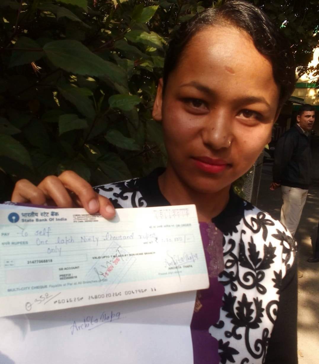 bride facing problem for cash widraw