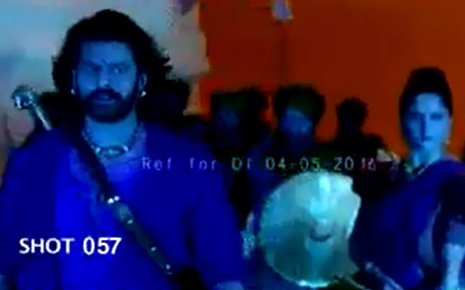 'Baahubali 2' scene gets leaked, VIDEO