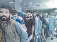 currency, new notes, bank, people, atm, kaithal