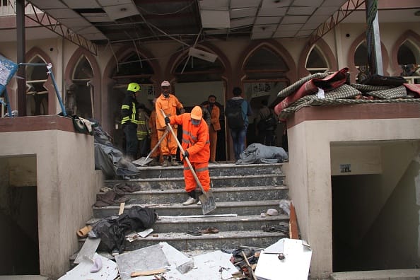 Suicide bomber targets Shiite mosque in  killing 32