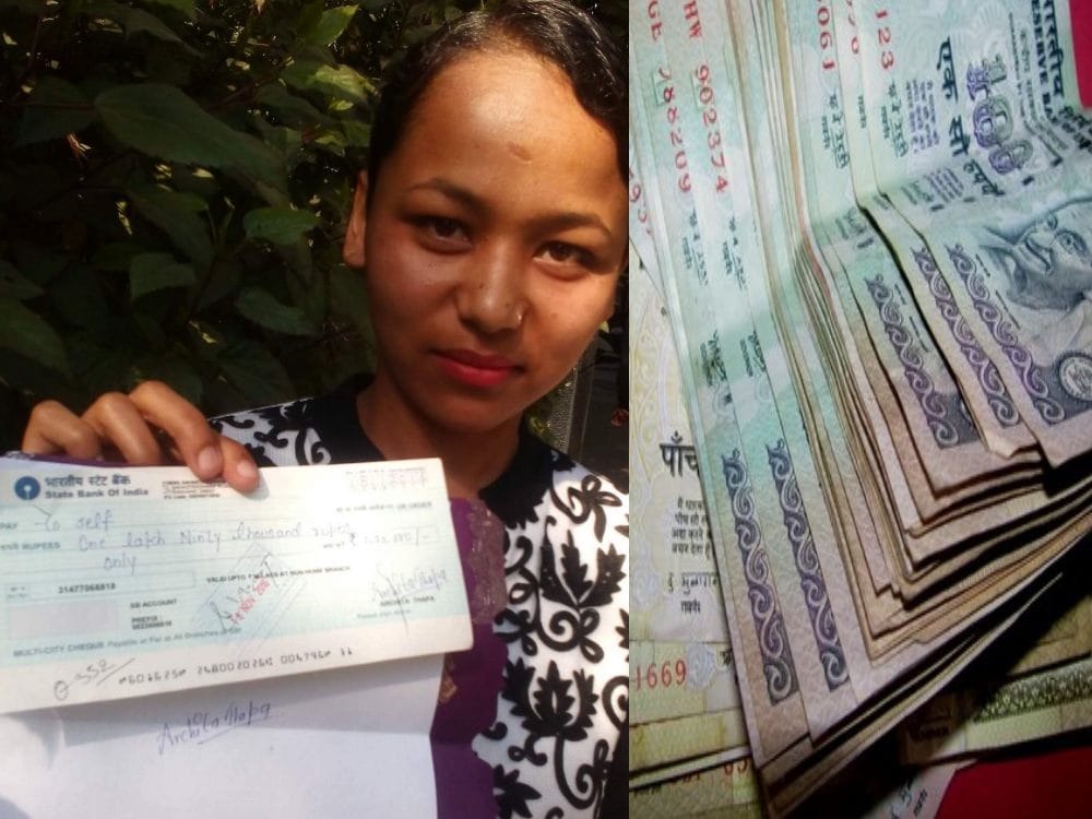 bride facing problem for cash widraw