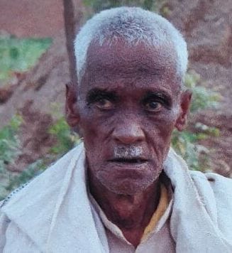 fired bullet old man