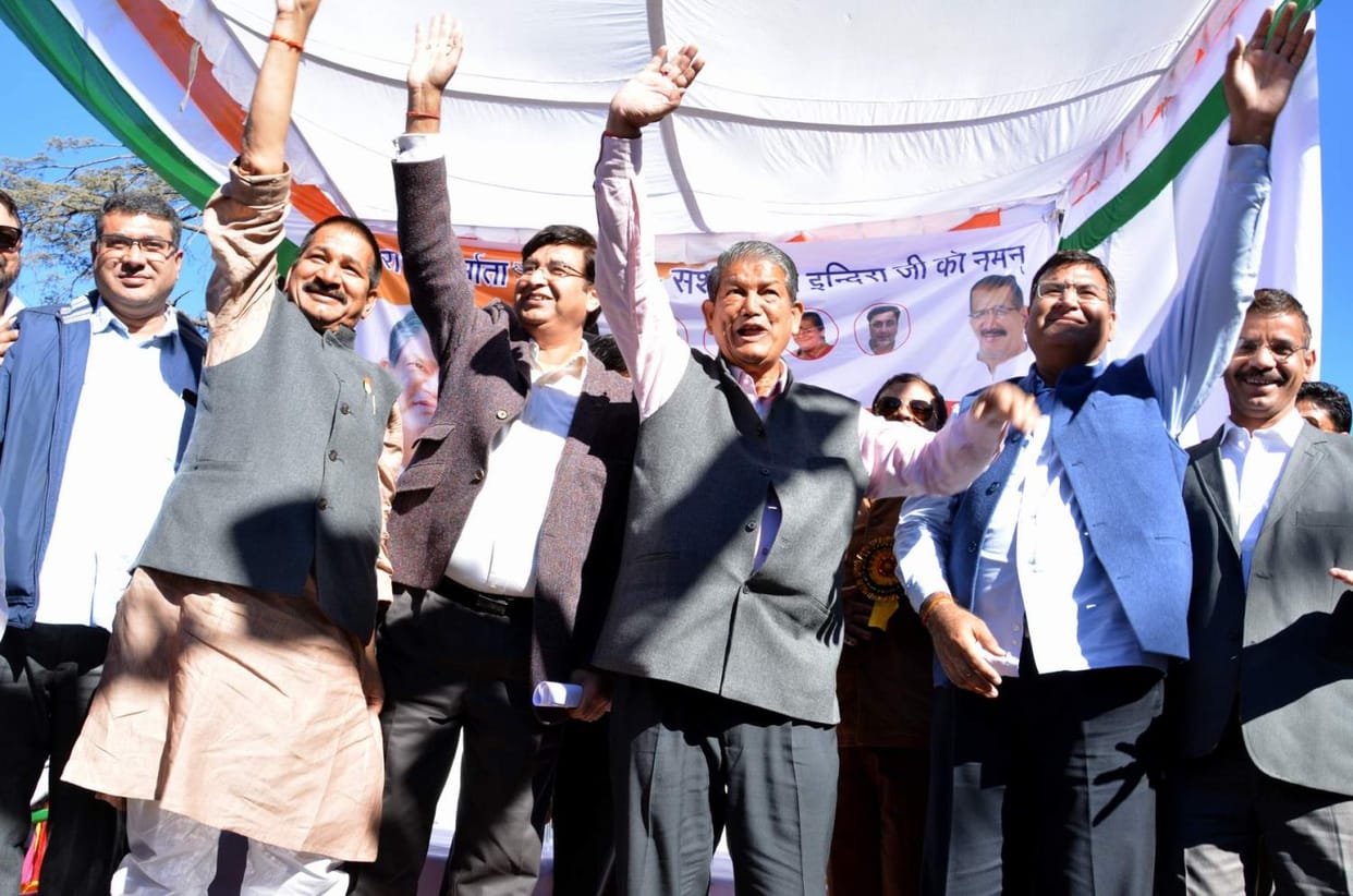 cm rawat promise to increase pension three times