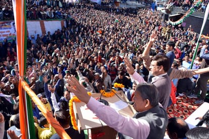 cm rawat promise to increase pension three times