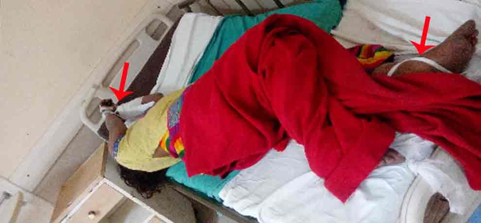 patient behaved inhuman ways in noida hospital 