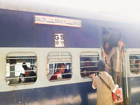 In awe of the incident, the reduced passenger trains