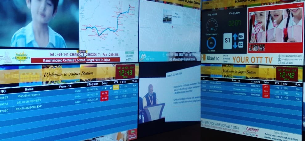 passengers will get location of train from platform only