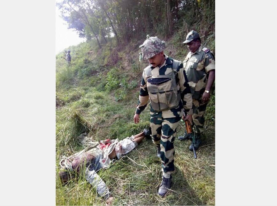 pakistani intruder killed in rspura sector